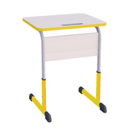 Парта одноместная Smarty Key с полиуретановой кромкой регулируемая по высоте  - «globural.ru» - Краснознаменск