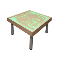 Столик на ножках для рисования песком Радуга. Подсветка RGB - «globural.ru» - Краснознаменск