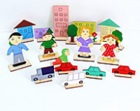 Фигурки для песочной терапии "Семья и дом" - «globural.ru» - Краснознаменск