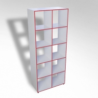 Шкаф открытый многосекционный ТР10 ЛДСП  - «globural.ru» - Краснознаменск