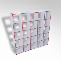 Шкаф открытый многосекционный ТР25 ЛДСП - «globural.ru» - Краснознаменск