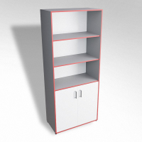 Шкаф широкий открытый с закрытой тумбой ТР2 ЛДСП - «globural.ru» - Краснознаменск