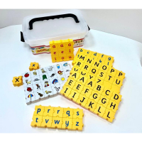 Обучающий конструктор «ПРОслова» Английский язык Заглавные и строчные буквы 96 деталей - «globural.ru» - Краснознаменск