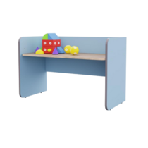 Стол для речевых игр из коллекции «НЕГА» (цвет голубой) - «globural.ru» - Краснознаменск