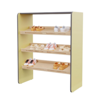 Полка для обуви во входную группу из коллекции мебели «НЕГА» (цвет желтый) - «globural.ru» - Краснознаменск