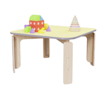 Квадратный растущий стол из коллекции «НЕГА» р.гр. 0-1 (цвет желтый) - «globural.ru» - Краснознаменск