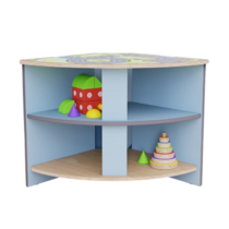 Угловое место для хранения из коллекции «НЕГА» (голубой) - «globural.ru» - Краснознаменск