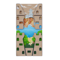 Скалодром для детей «Замок Ласточкино Гнездо в Крыму» из серии «Моя Россия» - «globural.ru» - Краснознаменск