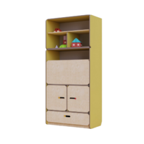 Стеллаж-трансформер с рабочим местом специалиста из коллекции «НЕГА» (желтый) - «globural.ru» - Краснознаменск