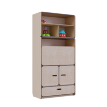 Стеллаж-трансформер с рабочим местом специалиста из коллекции «НЕГА» (бежевый) - «globural.ru» - Краснознаменск