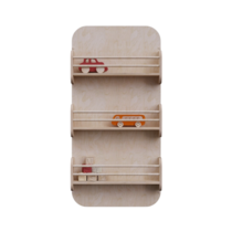 Настенная полка с тремя уровнями из коллекции «НЕГА» - «globural.ru» - Краснознаменск