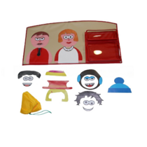 Дидактическое панно "Смешные человечки" - «globural.ru» - Краснознаменск