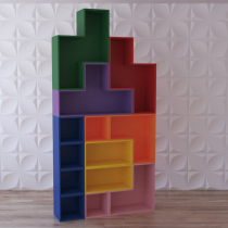 Стеллаж для игрушек "Цветная стройка" - «globural.ru» - Краснознаменск