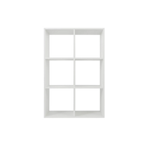 Стеллаж 6 секций цвет белый - «globural.ru» - Краснознаменск