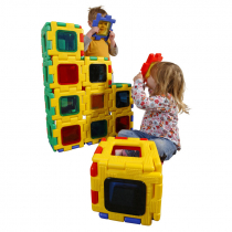 Набор Полидрон Гигант "Комплект встраиваемых цветных окон". Дополнительный набор - «globural.ru» - Краснознаменск