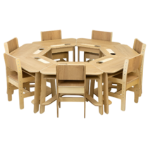 Комплект детских столов и стульев для детей с 3 до 7 лет (7 комплектов) - «globural.ru» - Краснознаменск