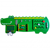 Бизиборд "Зелёный крокодильчик" - «globural.ru» - Краснознаменск