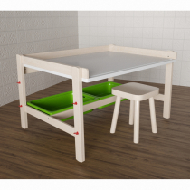 Стол растущий на регулируемых ножках «Снежок №1» - «globural.ru» - Краснознаменск