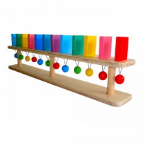 Тактильно-развивающая панель "Разноцветное домино" (настенный модуль, 12 домино) - «globural.ru» - Краснознаменск