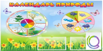 Стенд "Календарь природы" (вариант 2) - «globural.ru» - Краснознаменск