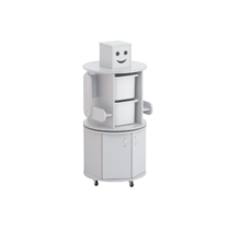 Тумба поворотная Робот-Робик (серый/белый) - «globural.ru» - Краснознаменск