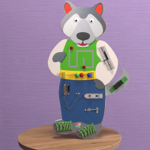 Бизиборд «Волчок-серый бочок» - «globural.ru» - Краснознаменск