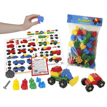 Конструктор "Транспортные средства" 64 детали - «globural.ru» - Краснознаменск