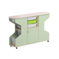 Стеллаж Робик 002 (бук/фисташковый) - «globural.ru» - Краснознаменск