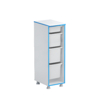 Стеллаж с лотками Робик 001 (белый) - «globural.ru» - Краснознаменск