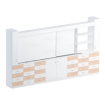 Раздвижная система аудиторных досок (бук/белый) - «globural.ru» - Краснознаменск