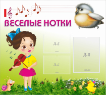 Стенд "Веселые нотки" - «globural.ru» - Краснознаменск