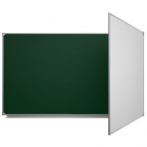 Доска аудиторная двухэлементная магнитная комбинированная эмалированная - «globural.ru» - Краснознаменск