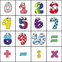 Тематическое поле-маршрутизатор «Цифры» для мини-робота Bee-Bot - «globural.ru» - Краснознаменск