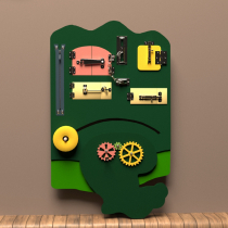 Бизиборд "Зелёная лапа" - «globural.ru» - Краснознаменск