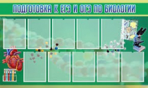 Стенд "Подготовка к ЕГЭ и ОГЭ по биологии" (вариант 2) - «globural.ru» - Краснознаменск