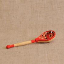 Музыкальная ложка с Хохломской и Городецкой росписью - «globural.ru» - Краснознаменск