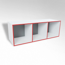 Открытая настенная полка-3-х секционная ТР3 ЛДСП  - «globural.ru» - Краснознаменск