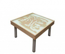 Столик на ножках для рисования песком Радуга. Подсветка белая - «globural.ru» - Краснознаменск