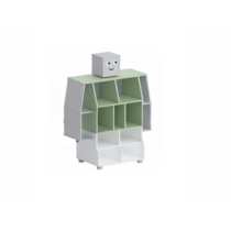 Стеллаж «Робот» (фисташковый/белый/серый) - «globural.ru» - Краснознаменск