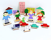 Фигурки для песочной терапии "Семья и дом" - «globural.ru» - Краснознаменск