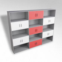 Шкаф встраиваемый закрытый с открытой полкой многосекционный ТР9 ЛДСП  - «globural.ru» - Краснознаменск