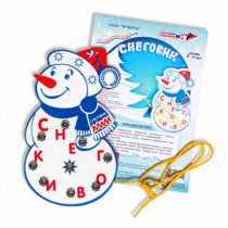 Игровое пособие Шнур-грамотей "Снеговик" - «globural.ru» - Краснознаменск