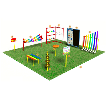 Музыкальная площадка (комплект Оптима без ограждения) - «globural.ru» - Краснознаменск