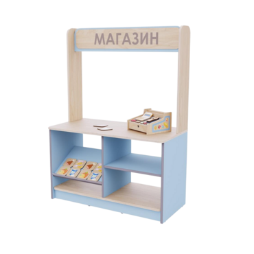 Магазин из коллекции «НЕГА» (голубой) - «globural.ru» - Краснознаменск