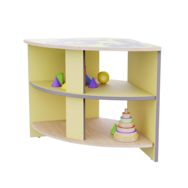 Угловое место для хранения из коллекции «НЕГА» (желтый) - «globural.ru» - Краснознаменск