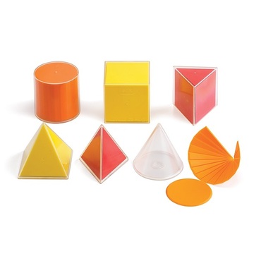 Фигуры геометрические складные 2D в 3D 8 см (6 форм, 3 цвета) - «globural.ru» - Краснознаменск