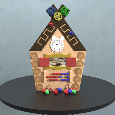 Бизиборд "Сказочный теремок" - «globural.ru» - Краснознаменск