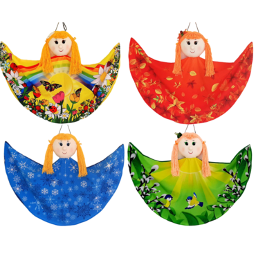 Набор кукол платковых "Времена года" 4 штуки - «globural.ru» - Краснознаменск