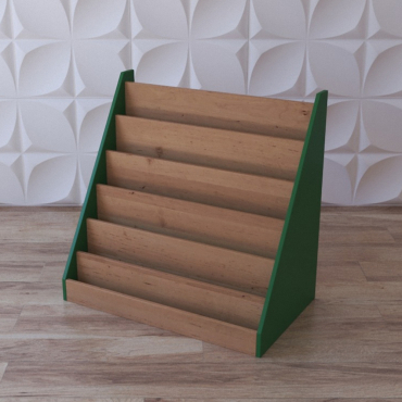 Стеллаж-витрина для книг "Познавательная горка" - «globural.ru» - Краснознаменск