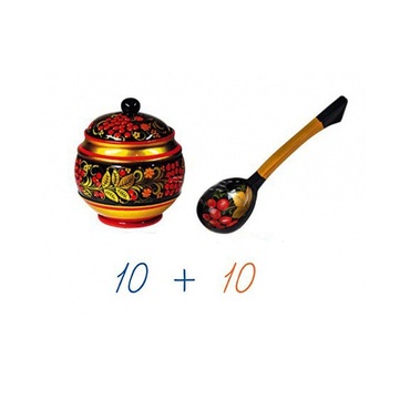 Счетный материал на магнитах "Хохлома" - «globural.ru» - Краснознаменск